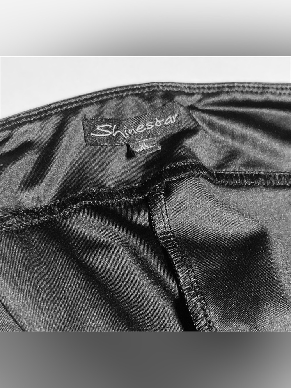 Shinestar XL black Faux leather women’s Leggings - Picture 2 of 3